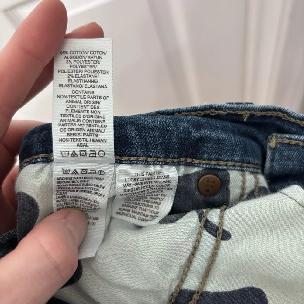 Blue Faded Skinny Jeans | Lucky Brand Brooke Skinny 6/28 - Picture 7 of 12